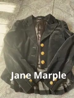 JaneMaple 別珍ジャケット ブラック