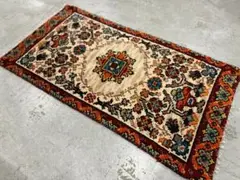 【Vintage rug】118×78cm　モロッコ産　モザイクアート