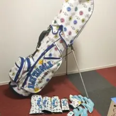 べこやん様専用 スタンド式キャディバッグ USED美品 ブルーティーゴルフ