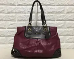 no9977 COACH コーチ F17096 本革 レザー トート バッグ