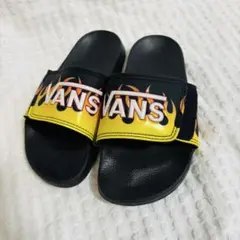 VANS 炎　ファイヤー　フレイムデザイン キッズ用　サンダル 19cm
