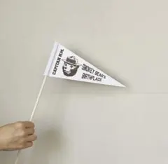 新品 ロングトラックフーズ スモーキーベアー ペナント 旗 完売 希少