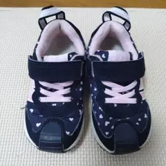 イフミー　女の子　ハート模様　スニーカー　15cm