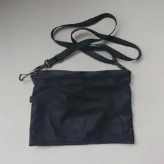 無印良品 ポリエステルダブルファスナーケース ショルダー付き サコッシュ