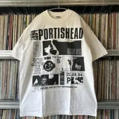 Portishead Tシャツ XLサイズ ポーティスヘッド ハンドプリント