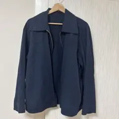 シャツジャケット　ネイビー　アダムエロペ adamerope