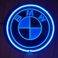 BMW ネオンサイン 壁掛け 看板 インテリア 動作確認済み