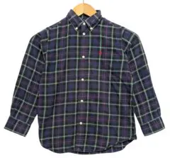 (Ralph Lauren)　ラルフローレン チェック柄 長袖シャツ　(130)