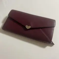 ポールスミス レザー 長財布 ハート金具付き