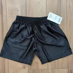 wundou P8001 ブラック サッカーショートパンツ 140