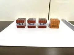 [新品］マインクラフト　ブロック4個セット