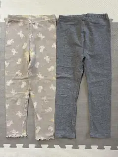 無印良品 レギンス 2点セット　100cm