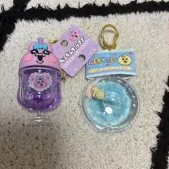 おぱんちゅうさぎ　カラフルソーダキーホルダー んぽちゃむ　ドームキーホルダー
