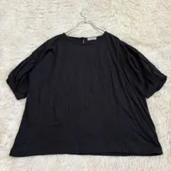 m1084 サマンサモスモス オーバーサイズ半袖カットソー Tシャツ グレー