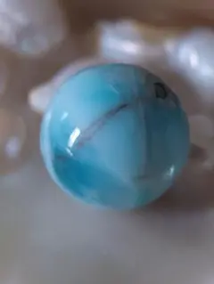 天然チョコレートラリマービーズ14mm