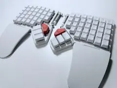 「新品同様」ZSA Voyager 白い色キーボード The Voyager: A powerful, low-profile, split ergonomic