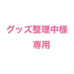 グッズ整理中様　専用