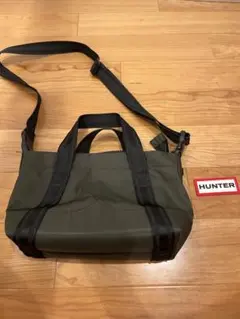 HUNTER オリーブグリーン ショルダーバッグ