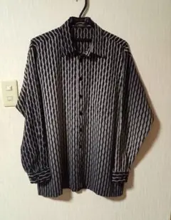 COSSO 波模様 長袖シャツ L