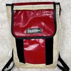 【レア廃盤モデル】FREITAG/フライターグ/ F132/FURY/リュック 希少 廃盤モデル フライターグ F132 FURY リュックバッグ レッド