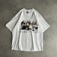 90s フルーツオブザルーム プロモーションプリントTシャツ 人物