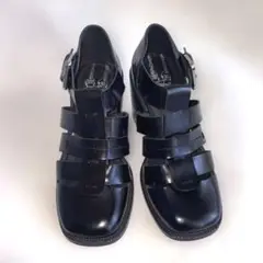 美品 ジェフリーキャンベル レザー グラジエーター サンダル 23cm