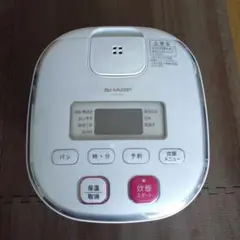 ジャー炊飯器（SHARP KS-C5G） Amazon | SHARP 電子ジャー炊飯器0.54Lタイプ ブラック系 KS-C5G