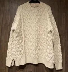 オーラリー auralee ケーブルニット