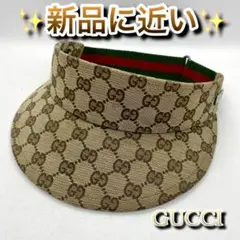 ‼️限界価格‼️ GUCCI グッチ GG キャンバス サンバイザー キャップ