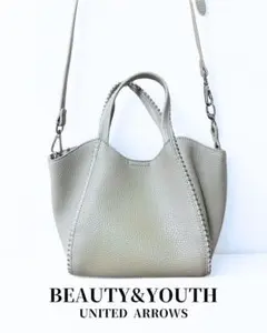 BEAUTY＆YOUTH ボールチェーンミニトートバッグ 2WAY ARROWS