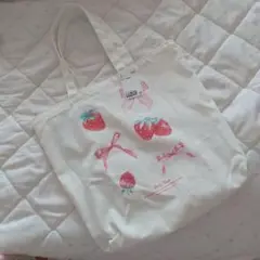 タグ付き新品 H&M トートバッグ いちご