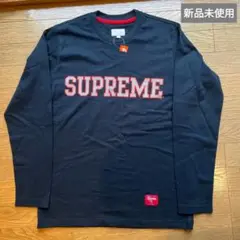【新品】シュプリーム SUPREME ネイビー ロンT　Sサイズ