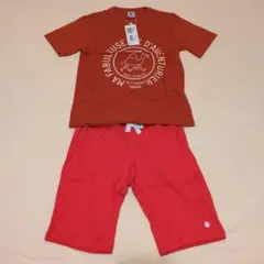 【新品】（Petit Bateau）Tシャツ＋バミューダセット