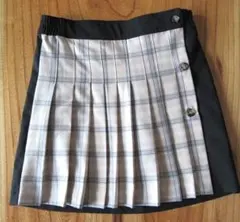H&M niziu コラボ チェック柄 プリーツスカート EUR 38 未使用