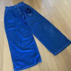 GU パンツ　デニム　薄め　Sサイズ　涼しい　レディース