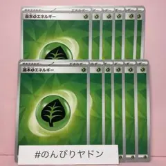 基本草エネルギー　テラスタル　12枚　pch724