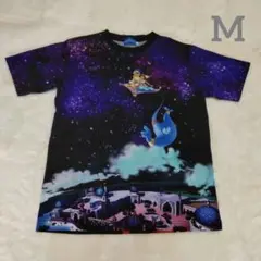 レア品❮ディズニー リゾート❯ アラジン★ Tシャツ 総柄 ★Mサイズ