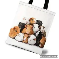 新品エコバッグ♥トートバッグ♥モルモット団子♥多頭飼い♥