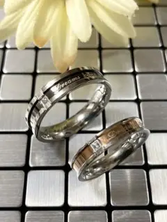 DCT ペアリング レディースリング メンズリング ステンレスリング 指輪