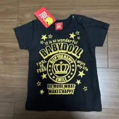 BABYDOLL Tシャツ 90cm 黒