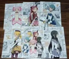 【未使用】セガ限定 まどか⭐︎マギカクリアファイル6枚セット