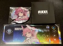 勝利の女神 NIKKE ホログラム缶バッジ 韓国 高級募集チケット ドロシー