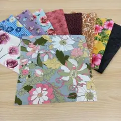 ★B958★ カットクロス/プリント生地/国産/25cm×25cm/10点