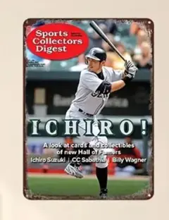 野球 日本人選手シリーズ　メタルポスター　インテリア雑貨 ブリキ看板