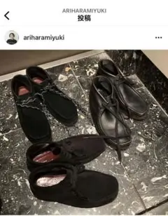 Clarks ワラビー 在原みゆ紀着用 レザー