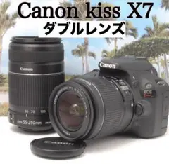 ✨遠くも近くも撮れる✨Canon kiss X7 初心者 おすすめ ダブルレンズ