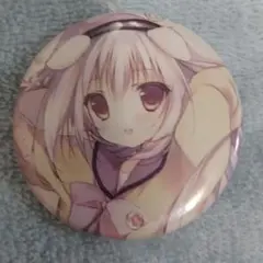 しらたまこ しろいいぬ 缶バッジ しらたま