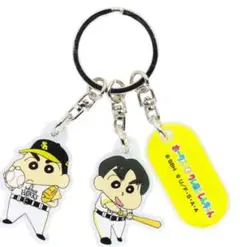 福岡ソフトバンクホークス クレヨンしんちゃん 3連アクリルキーホルダー 柳田悠岐