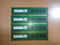 DDR3 PC3-12800U 16GB(4GBx4枚)デスクトップ用PCメモリ