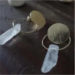BRASS YARD ピアス クオーツ brassyard